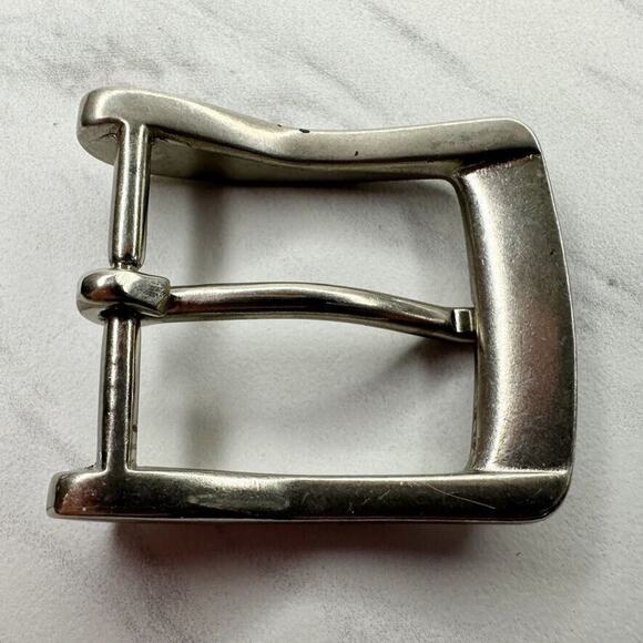 Timberland Silver Tone Simple Basic Belt Buckle - Picture 2 of 8